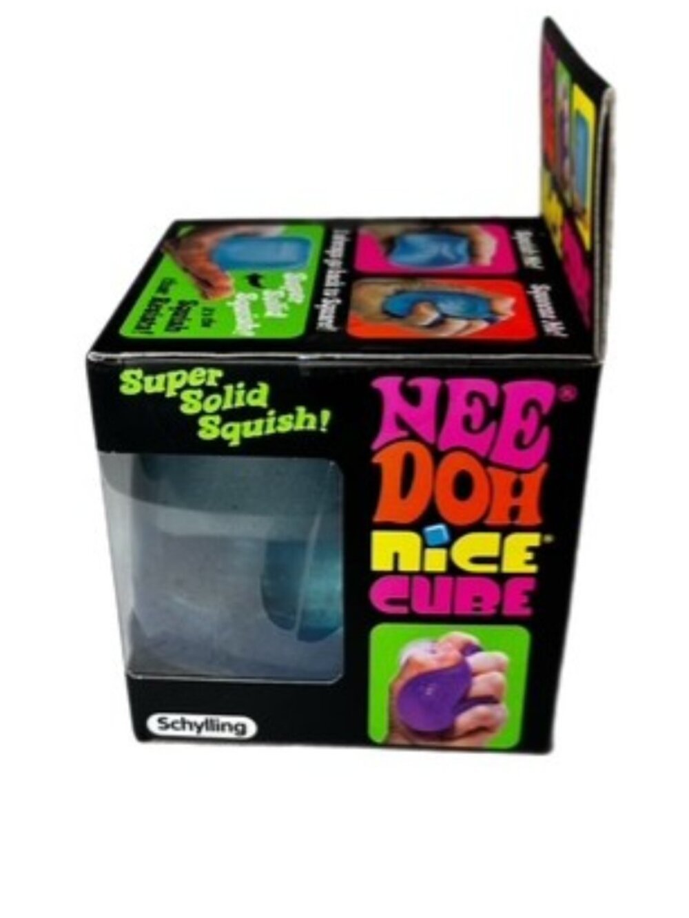 Schylling NeeDoh Nice Cube Blue Authentic New in Sealed Box! - Picture 2 of 5